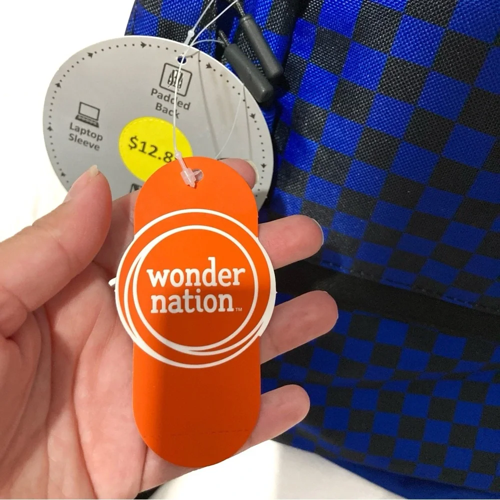 Wonder Nation Checkered Backpack - Picture 2 of 8